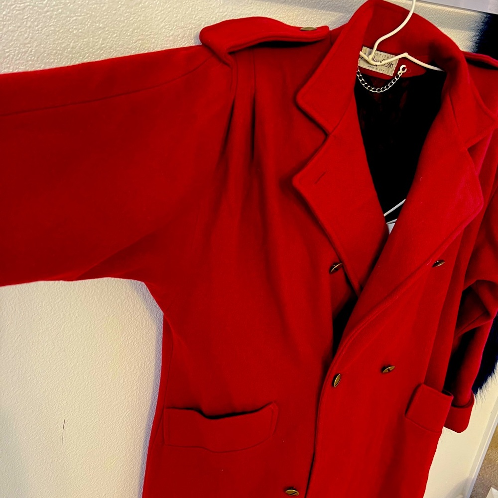 💯percent  pure wool Ashley Scott cot,color red - Picture 2 of 15